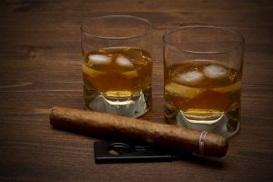 Cigar and spirits