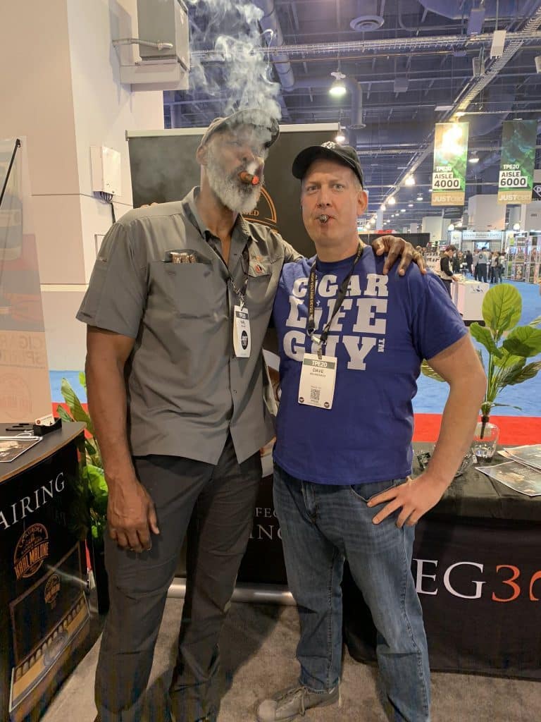Karl Malone and Dave Arlinghaus at Tobacco Plus Expo 2020