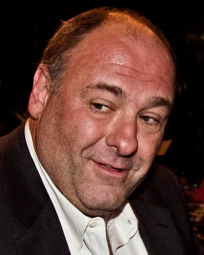 James Gandolfini, who portrayed Tony Soprano in The Sopranos.