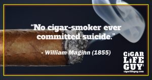 Top cigar quote: William Maginn on smoking cigars and mental health (1855)