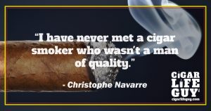 Best cigar quote by Christophe Navarre