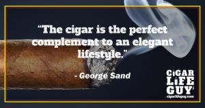 George Sand on cigars and elegant lifestyle