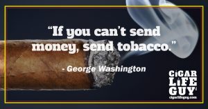 George Washington requesting tobacco