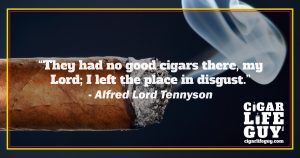 Best cigar quote by Alfred Lord Tennyson