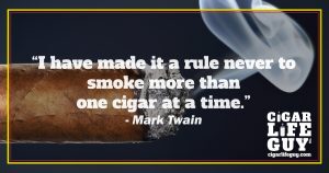 Mark Twain on cigar rules