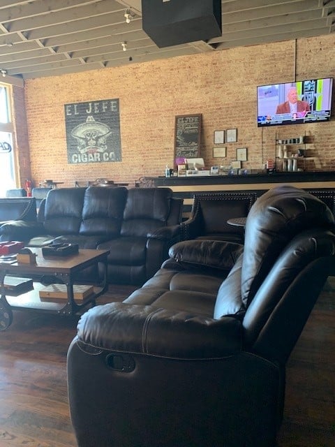 Cigar lounge membership includes access to a comfortable seating area to enjoy your smokes.