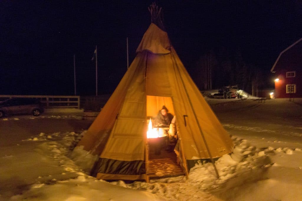 A tent is one of several smoking solutions to enjoy your favorite premium cigar during winter.