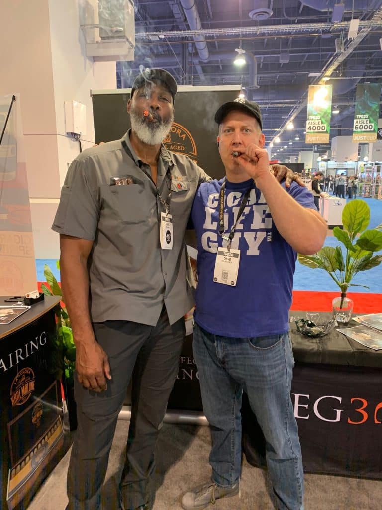 Cigar Life Guy with NBA legend, Karl Malone
