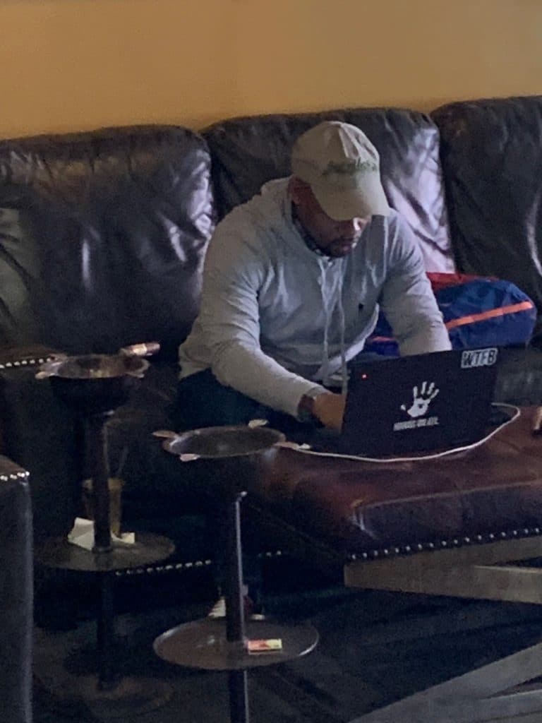 a working man can still find ways to mix business and pleasure to enjoy a few good sticks.
